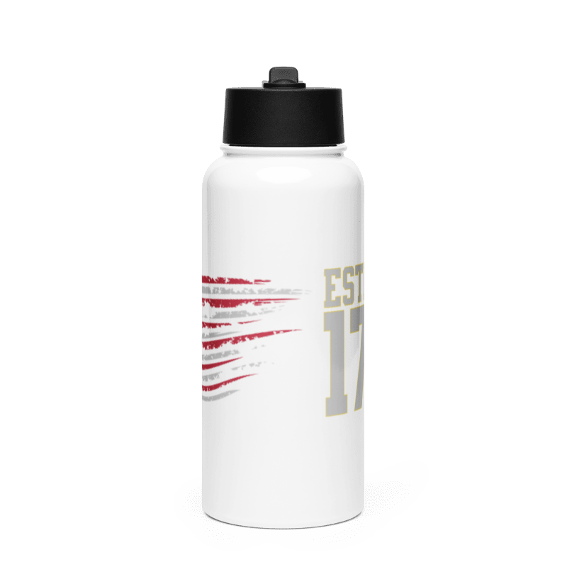 "USA - ESTD. 1776" Stainless Steel Bottle – Timeless Patriotism in Every Sip
