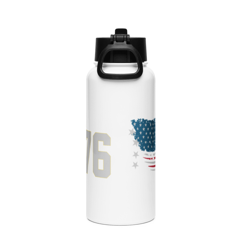 "USA - ESTD. 1776" Stainless Steel Bottle – Timeless Patriotism in Every Sip