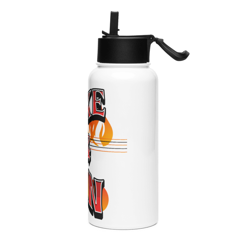 "WOKE & RAN" Stainless Steel Bottle – Igniting Bold Conversations