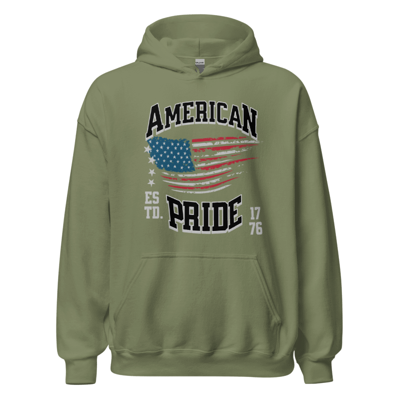 "American Pride" Hoodie – Celebrate Heritage in Style