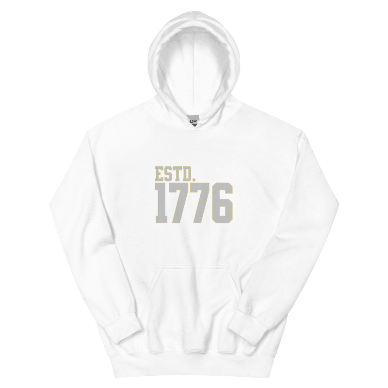 "ESTD. 1776" Hoodie – A Timeless Tribute to Freedom