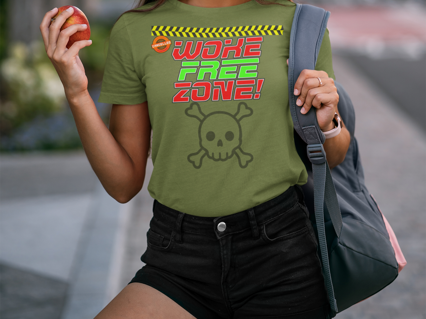 "Woke Free Zone” Tee – Stand Your Ground in Style