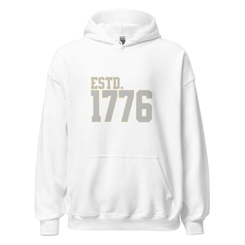 "ESTD. 1776" Hoodie – A Timeless Tribute to Freedom