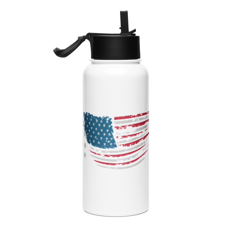 "USA - ESTD. 1776" Stainless Steel Bottle – Timeless Patriotism in Every Sip