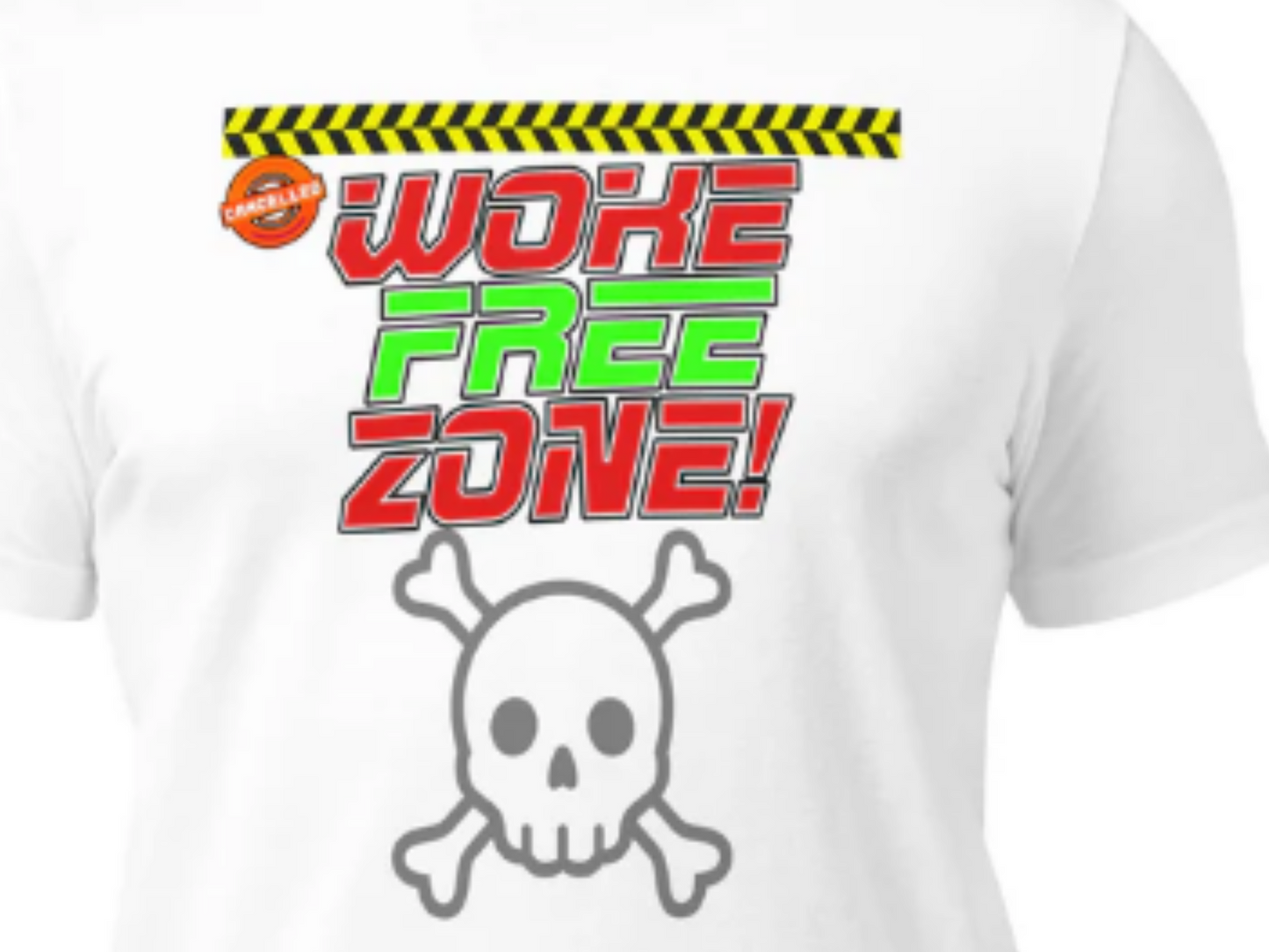 "Woke Free Zone” Tee – Stand Your Ground in Style