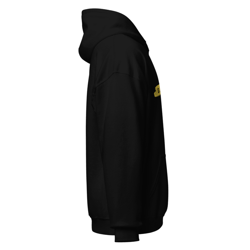 "G.O.A.T." - Gold Brushstroke Unisex Hoodie – Bold & Timeless Style