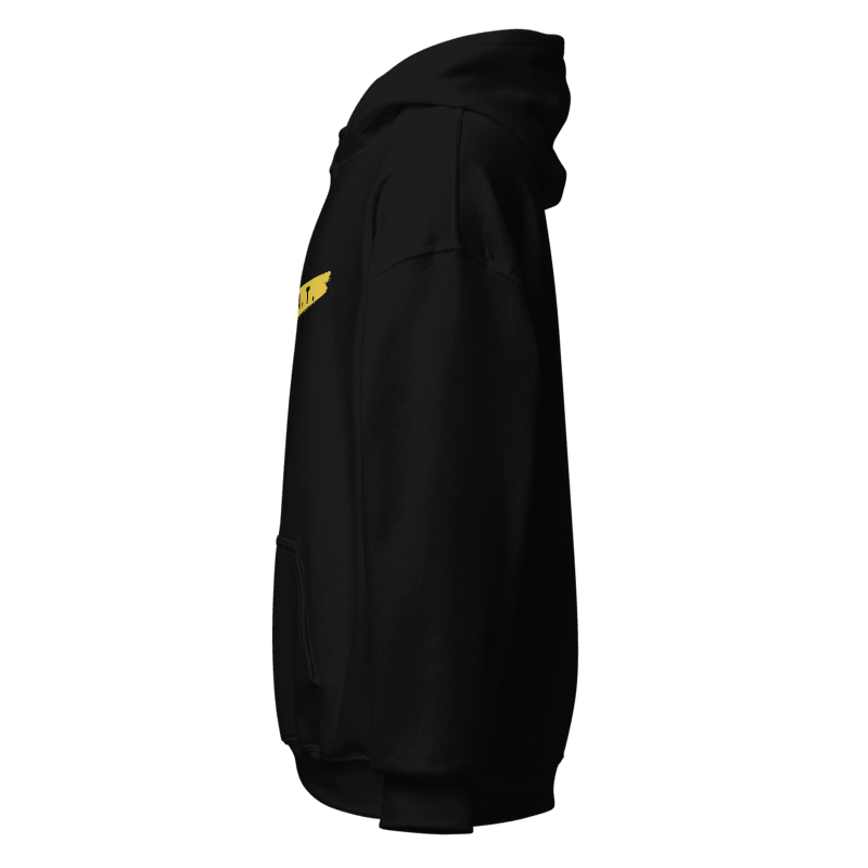 "G.O.A.T." - Gold Brushstroke Unisex Hoodie – Bold & Timeless Style