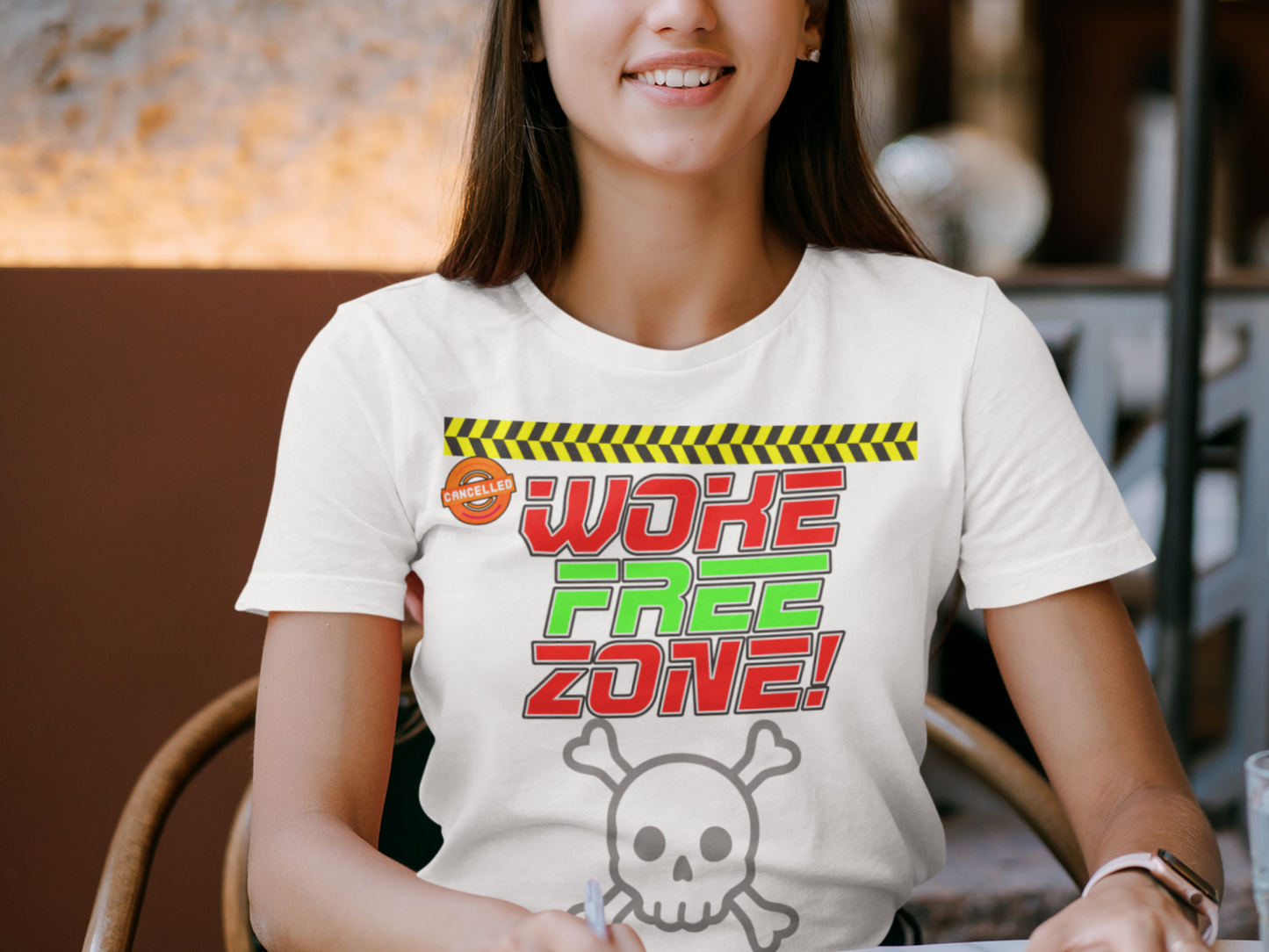 "Woke Free Zone” Tee – Stand Your Ground in Style