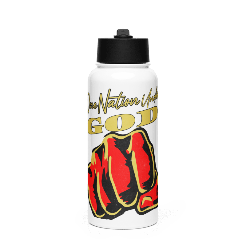 "One Nation Under God" Stainless Steel Bottle – Power Up Your Patriotism