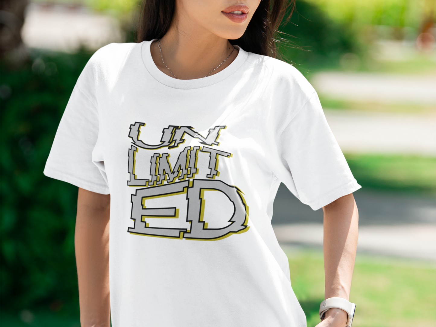 "UnLimitED" - Silver & Gold Graphic Tee