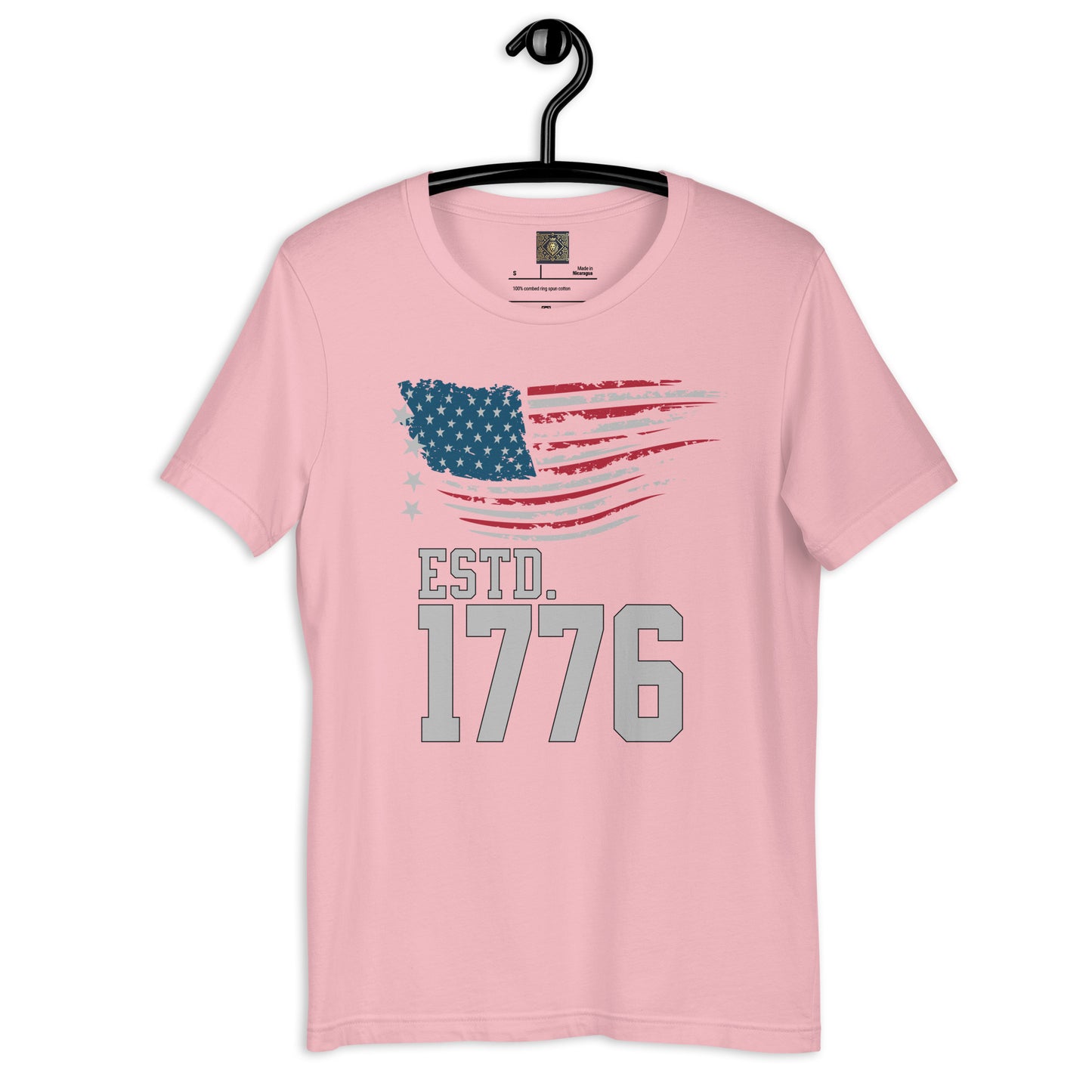 "American Heritage Flag 1776" Patriotic T-Shirt