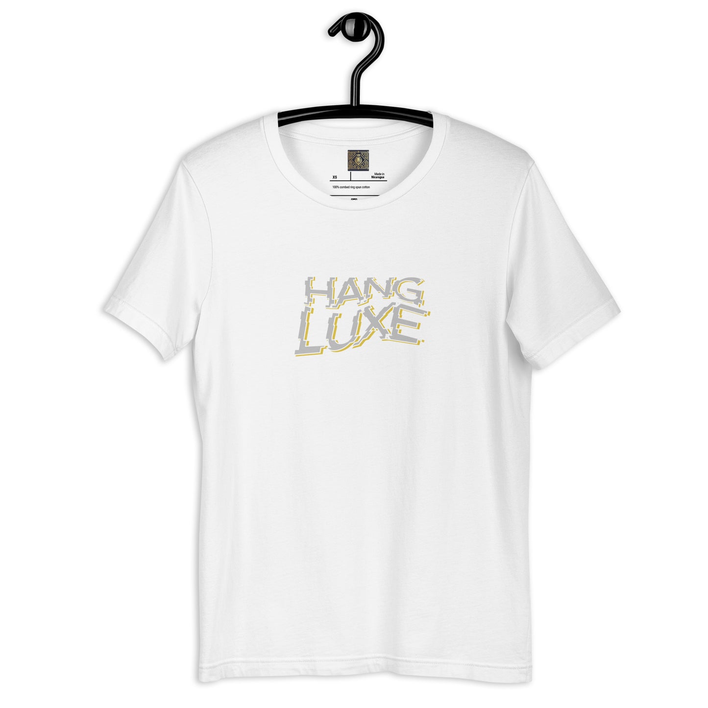 "HANG LUXE" - Silver & Gold 3D-FX Typography