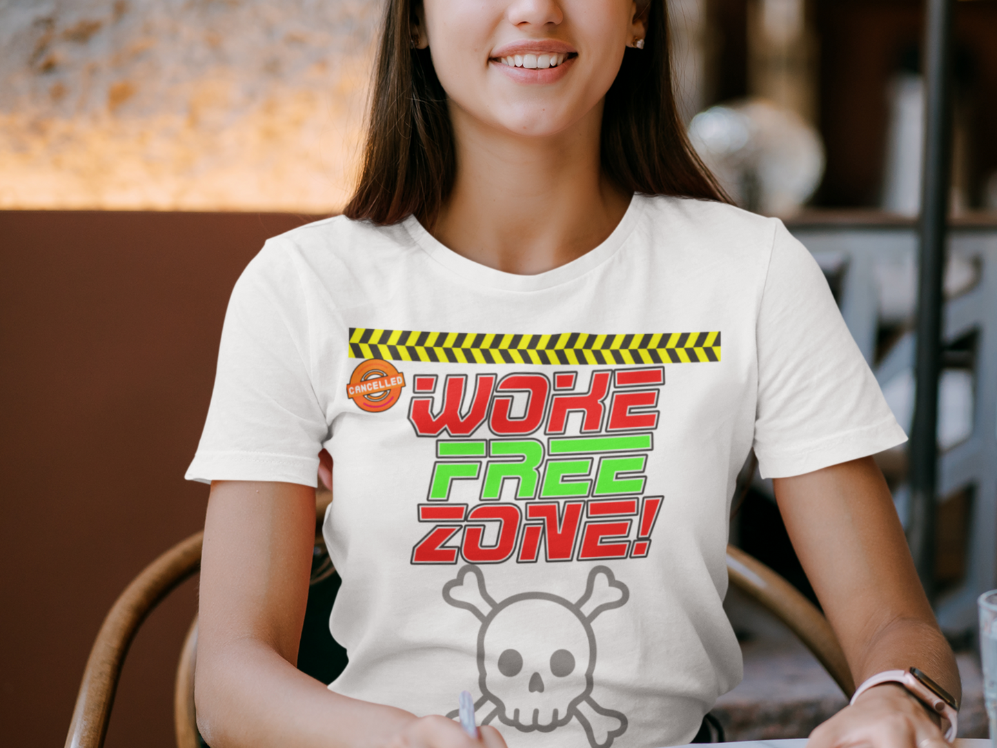 "Woke Free Zone”  Tee – Stand Your Ground in Style